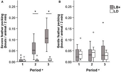 Pecking Behavior in Conventional Layer Hybrids and Dual-Purpose Hens Throughout the Laying Period